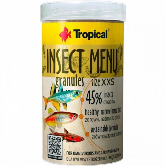 Tropical Insect Menu Granules XXS 250ml/160gr