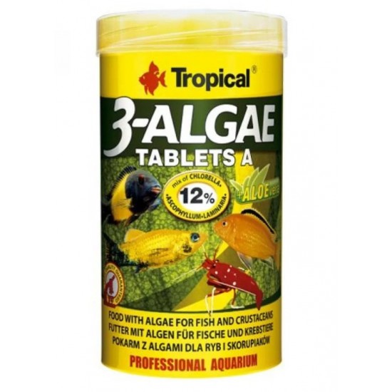 Tropical 3 Algae Tablet A 250ml 150gr 340Ad