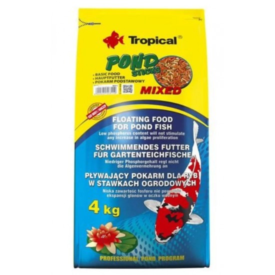 Tropical Pond Sticks Mixed 4Kg