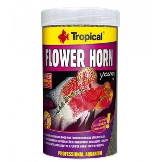 Tropical Flower Horn Young Pellet 1000ml 380gr