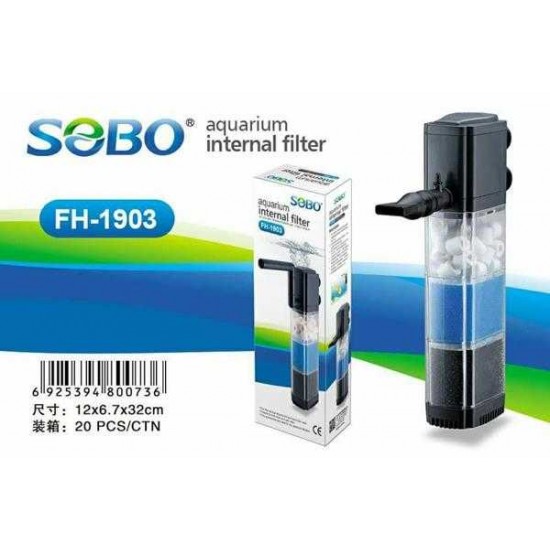 Sobo FH-1903 Akvaryum İç Filtre 1500 L/H