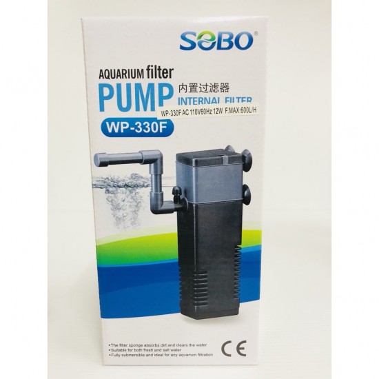 Sobo WP 330F Akvaryum İç Filtre 12 Watt