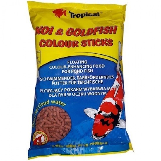 Tropical Koi Goldfish Colour Sticks 90 gr