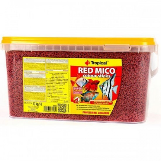 Tropical Red Mico Colour Sticks Yem (Kan Kurdu)